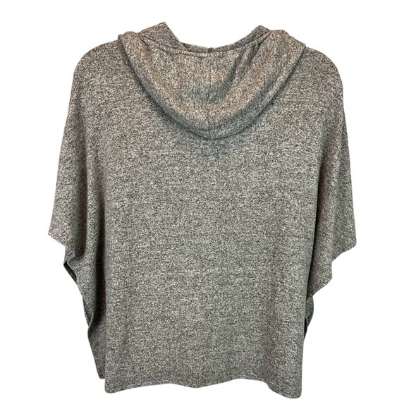 Juicy Couture Hooded Soft Sweater  Women's XL  Gray Embellished Kangaroo Pocket - Picture 2 of 6